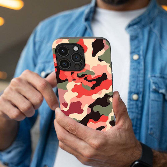 Калъф Sonique Camouflage Army Series за Honor Magic7 Pro 5G Червен