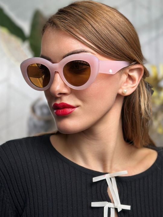 SeeVision 50103 Damen Sonnenbrille mit Rosa Kunststoff Gestell und Rosa Linse 4K3930-01-50103-PINK