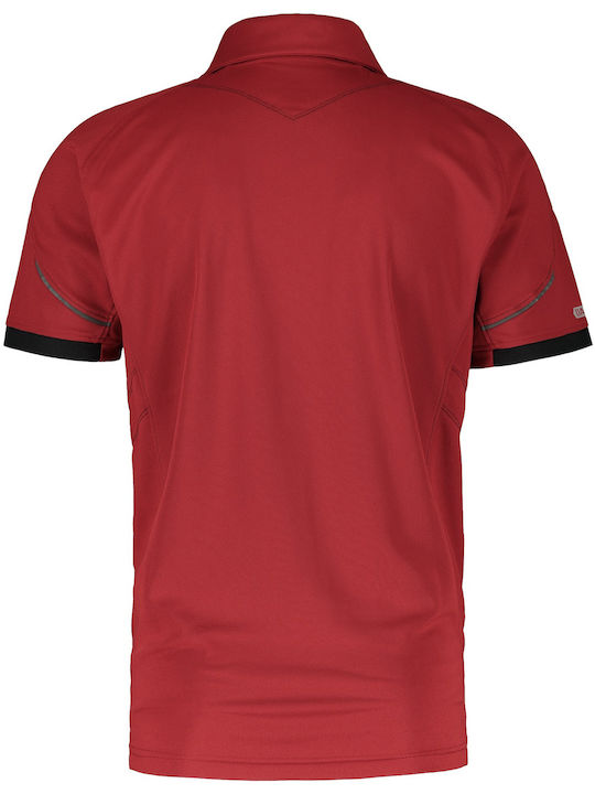 Dassy Workwear Traxion Work Polo Shirt Red Sunscreen