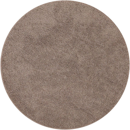 vidaXL Anti-slip Rug Outdoor Round Brown