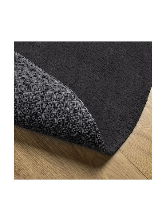 vidaXL Anti-slip Rug Outdoor Rectangular Black