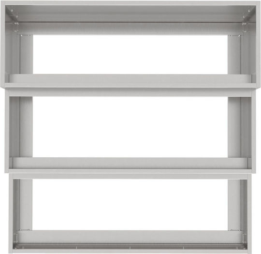 vidaXL Ghiveci Metal 90x90x35cm.