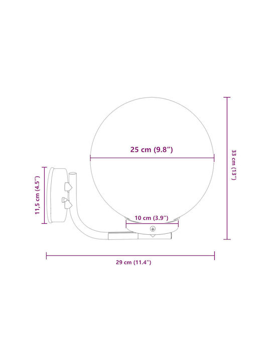 vidaXL Φαναράκι 29x25x33εκ. vidaXL Φαναράκι 29x25x33εκ.