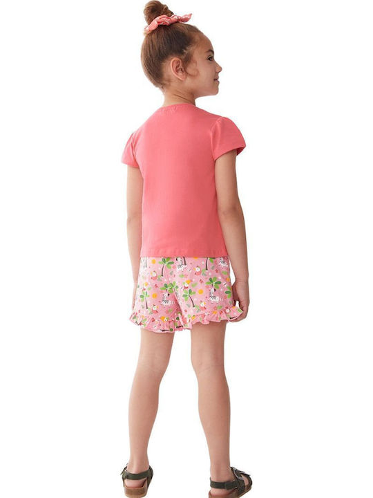 Kids' Set with Shorts Summer 2pcs Pink