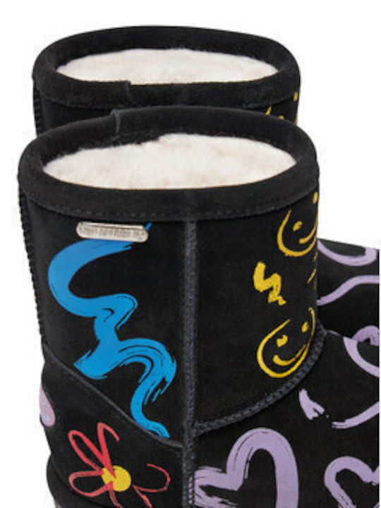 Kinder-Schneestiefel Schwarze