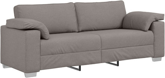 Three-Seater Couch Tabac Brown 219x77x82 cm
