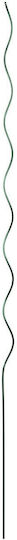 vidaXL Plant Support Rods 6mmx150cm from Metal Set of 50pcs