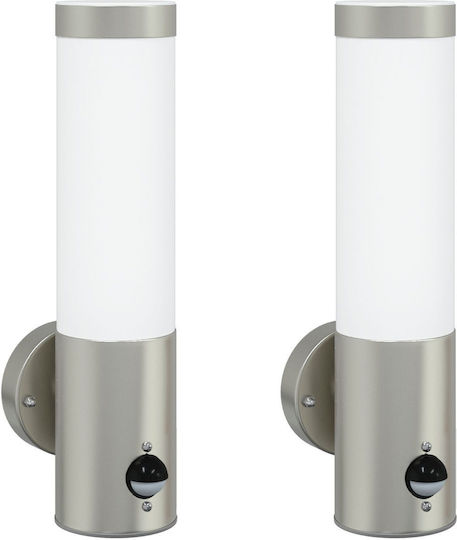 vidaXL Επιτοίχιο Εξωτερικό Φωτιστικό IP44 8.5x12x29εκ.