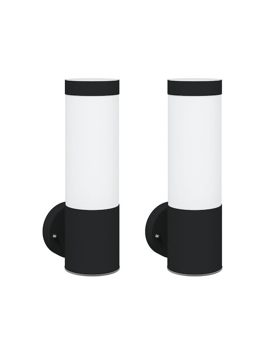 vidaXL Επιτοίχιο Εξωτερικό Φωτιστικό LED IP44 8.5x12x27εκ.