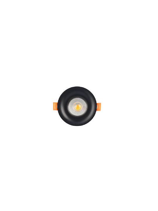 Inlight Metalic Spot Încorporat cu Soclu GU10 Negru 1buc Inlight Metalic Spot Încorporat cu Soclu GU10 Negru 1buc