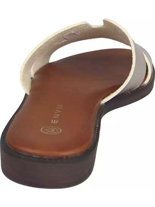 Flache Sandalen für Damen in Gold Farbe