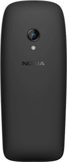Nokia 6310 (2025) Две SIM карти Мобилен телефон с Бутони (Меню на английски език) Черен