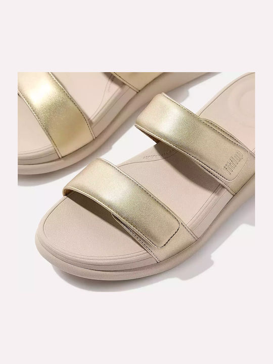 Γυναικεία Σανδάλια Flatforms Χρυσά