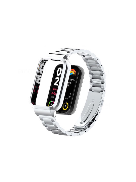 Brățară Metalică Pentru Xiaomi Smart Band 9 Pro Curea Smart Watch – Argintiu Brățară Metalică Pentru Xiaomi Smart Band 9 Pro Curea Smart Watch – Argintiu