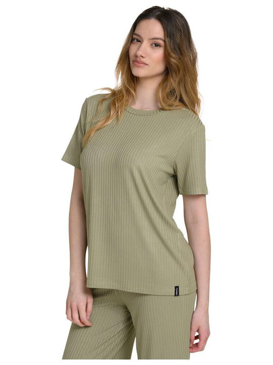 Γυναικείο T-shirt Χακί