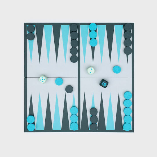Suck Uk Backgammon Holz 14.5x14.5cm