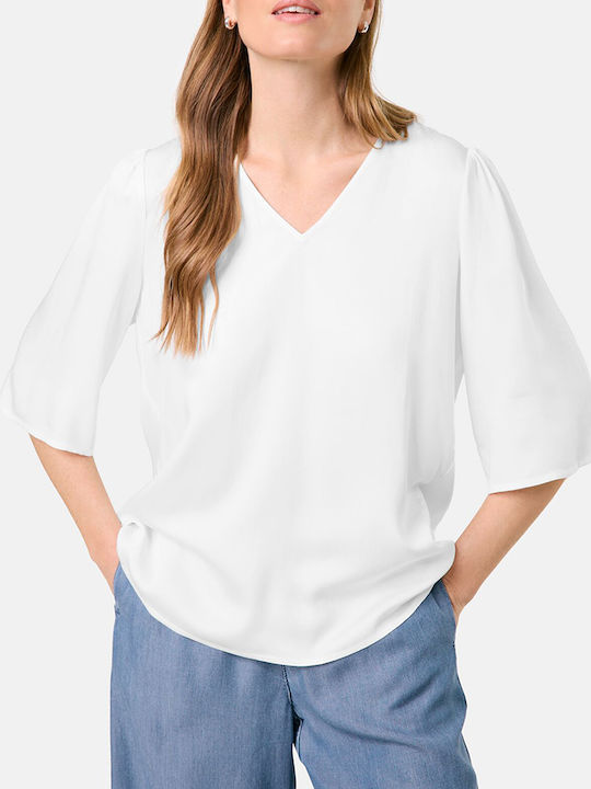 Taifun Bluse OffWhite