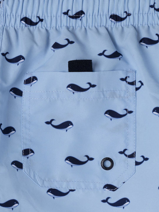 Pepe Jeans Whale Παιδικό Μαγιό Βερμούδα / Σορτς Sky Blue