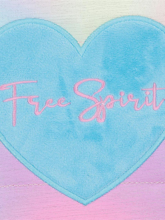Enso Free Spirit Ученическа Раница Лилава 23 x 10 x 28 см