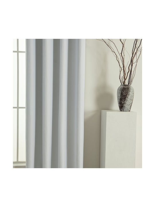 Beauty Home Verdunkelungsvorhang mit Grommets Soft Art 8391 Ecru 140x270cm