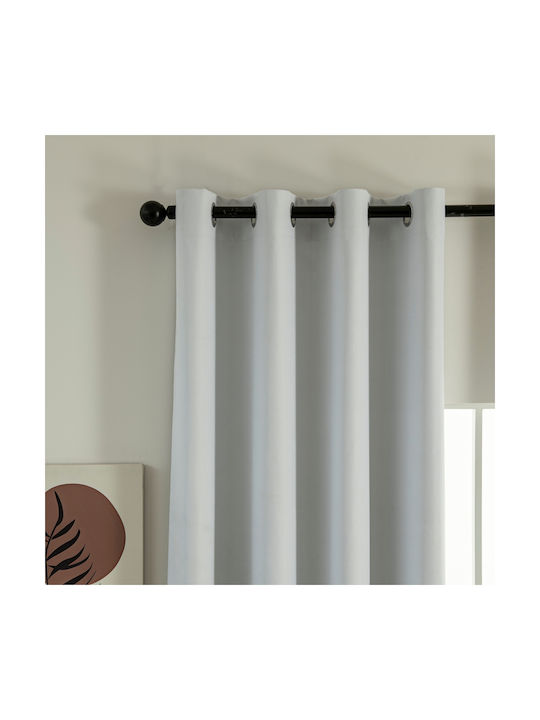 Beauty Home Verdunkelungsvorhang mit Grommets Soft Art 8391 Ecru 140x270cm