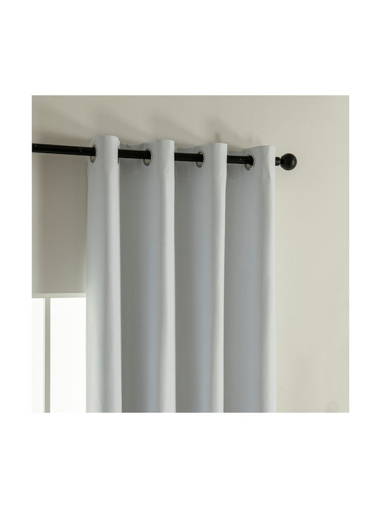 Beauty Home Verdunkelungsvorhang mit Grommets Soft Art 8391 Ecru 140x270cm