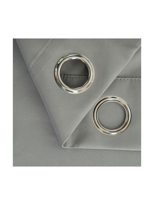 Beauty Home Verdunkelungsvorhang mit Grommets Soft Art 8391 Grau 140x270cm