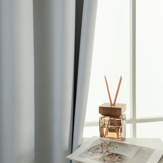 Beauty Home Κουρτίνα Συσκότισης με Τρουκς Soft Art 8391 Εκρού 140x270εκ.