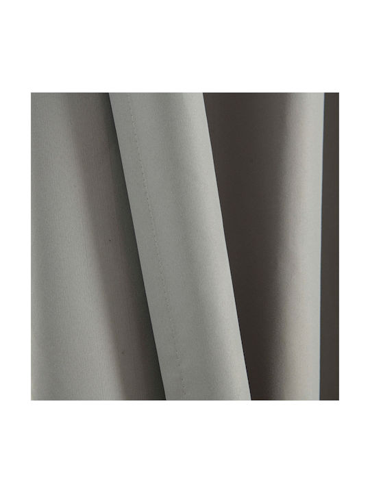 Beauty Home Verdunkelungsvorhang mit Grommets Soft Art 8391 Grau 140x270cm