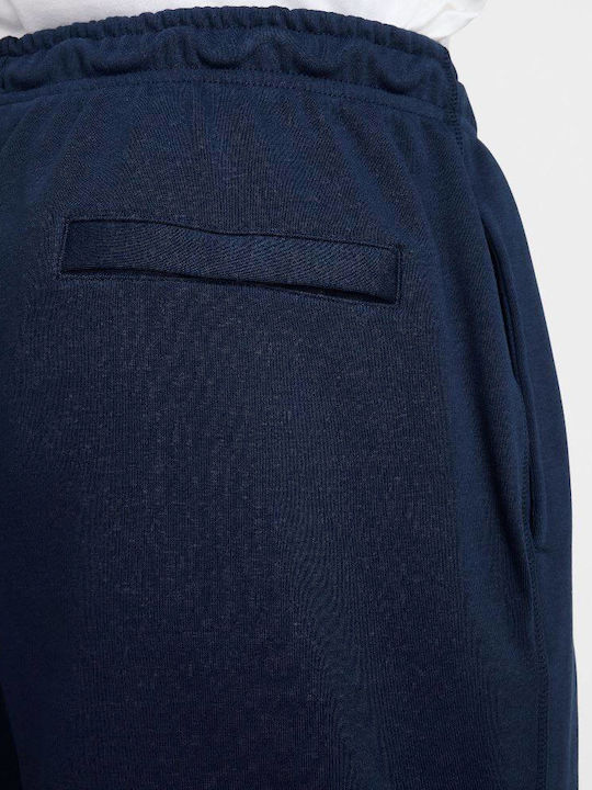 Fn3520-451 Nike Club Herren Flow French Terry Shorts Obsidian Weiß Farbe