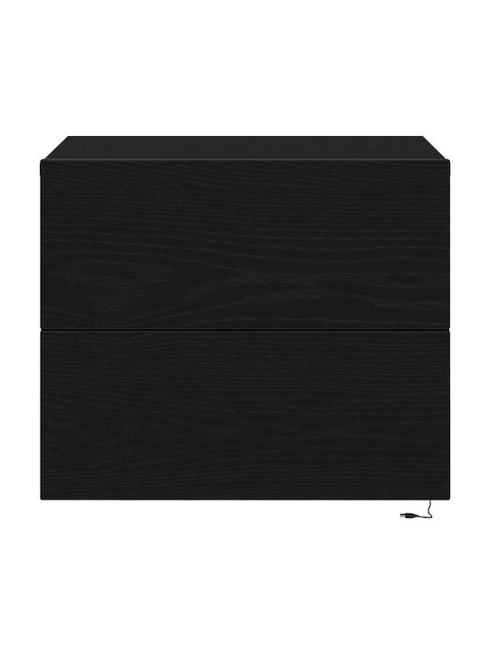 Nachttisch Black oak 50x39x41cm