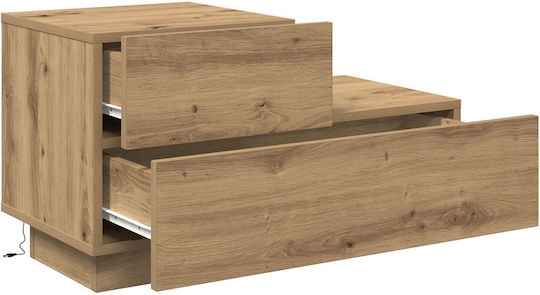 Wooden Artisan Oak 100x36x49cm Wooden Artisan Oak 100x36x49cm