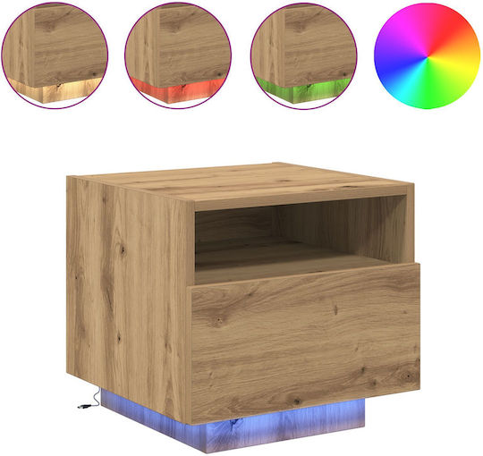Nachttisch Brown Oak 40x39x37cm