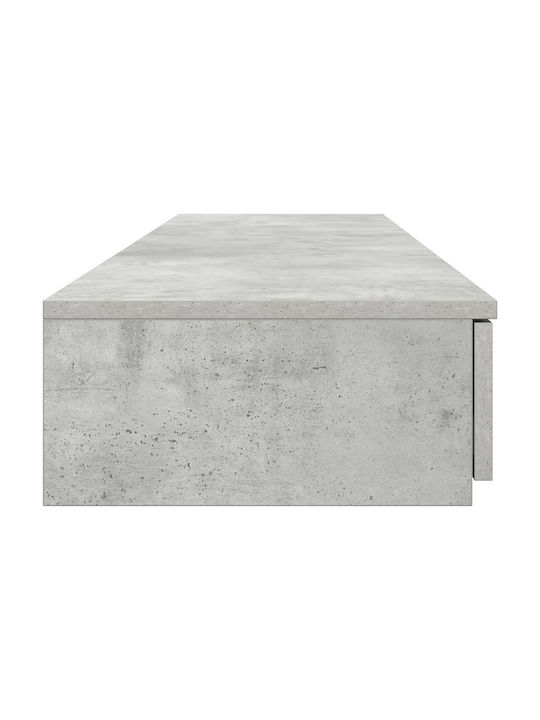 Комод Дървен Сив бетон 160x36.5x16.5см