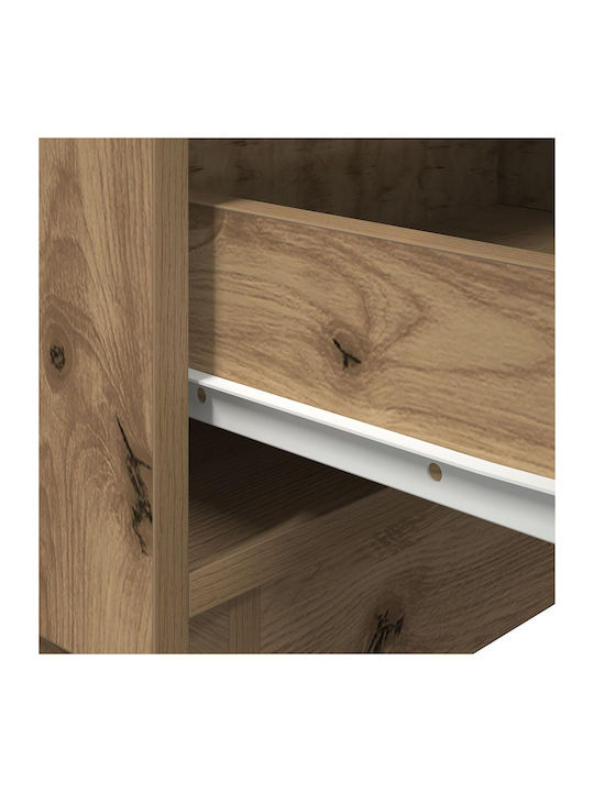 Noptiere Lemnoase Stejar maro 2buc 45x40x55cm