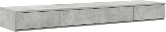 Noptieră Beton gri 160x36.5x16.5cm