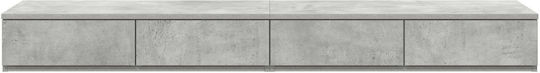 Noptieră Beton gri 160x36.5x16.5cm