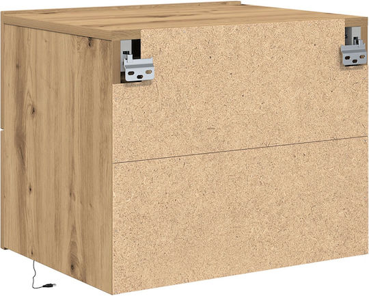 Nachttische Brown Oak 2Stück 41x50x39cm