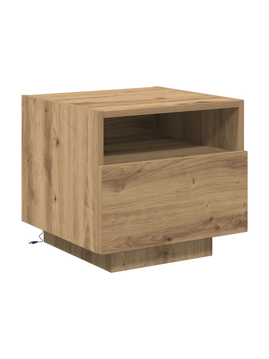 Nachttische Brown Oak 2Stück 40x39x37cm