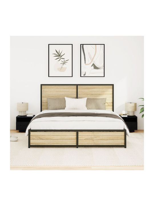 Комоди Дървени Black oak 2бр 40x39x37см