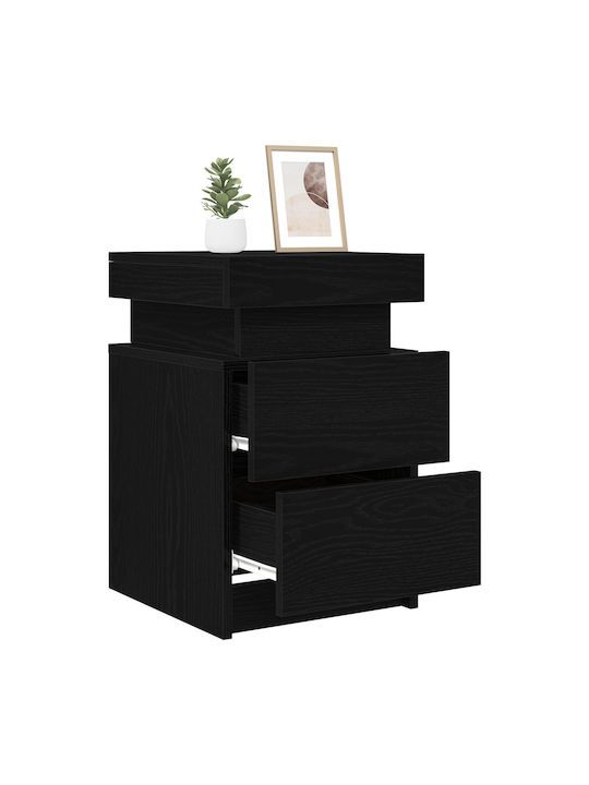 Nachttische Black oak 2Stück 35x39x55cm