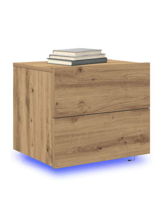 Nachttisch Brown Oak 50x39x41cm
