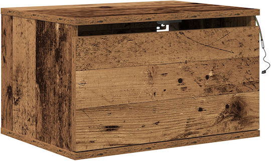 Κομοδίνα Ξύλινα Παλιό ξύλο 2τμχ 30x50x36cm