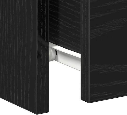 Комод Дървен Black oak 30x30x40см