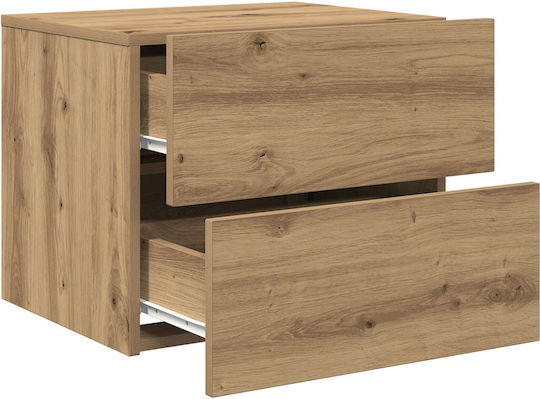 Комод Дървен Кафяв дъб 50x39x41см