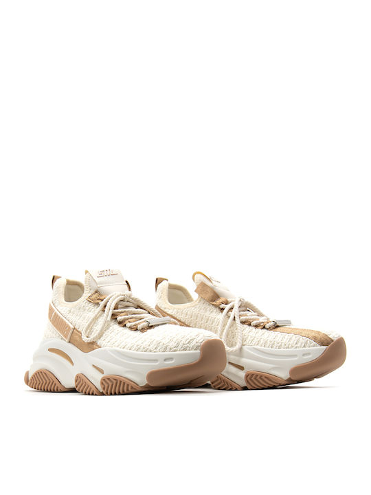 Chunky Sneakers White-Gold