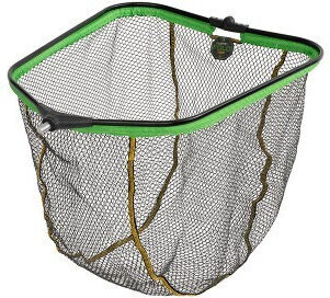 Delphin Reaxe Floating Landing Net Floater Foldcube 80x70 Cm Foldable Rubberized Mesh