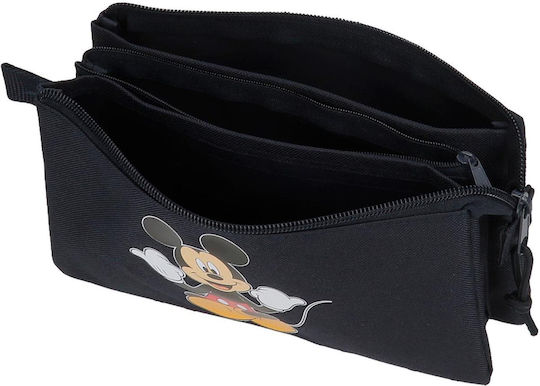 Disney Mickey Cheerful Black Κασετίνα Μαύρη