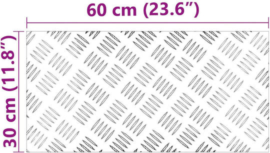 vidaXL Floor Skirting for Steps 60x30cm 4pcs