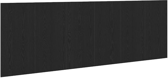 vidaXL Wooden Bed Headboard Black Oak 240x80cm